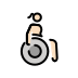 woman in manual wheelchair, light skin tone